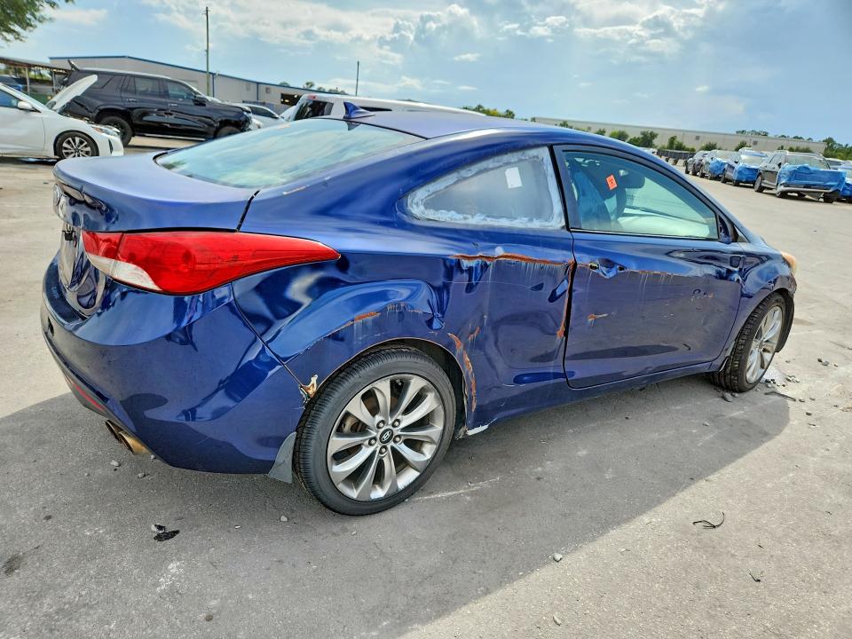 2013 Hyundai Elantra VIN KMHDH6AE8DU019834 COPART salvage auction — FRONT END, Fl - Cert Of Title Slvg Rebuildable, sold $375 on 2026-07-14 (photo 3)