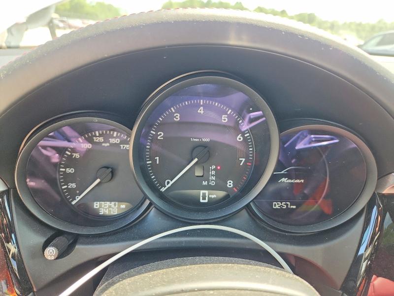 2023 Porsche Macan VIN WP1AA2A5XPLB14537 COPART salvage auction — FRONT END, Pa - Certificate Of Salvage, sold $10,500 on 2026-08-27 (photo 9)