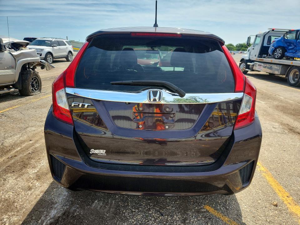 2016 Honda Fit VIN JHMGK5H79GS014919 COPART salvage auction — HAIL, Ks - Cert Of Title-Salvage, sold $5,900 on 2026-07-15 (photo 6)