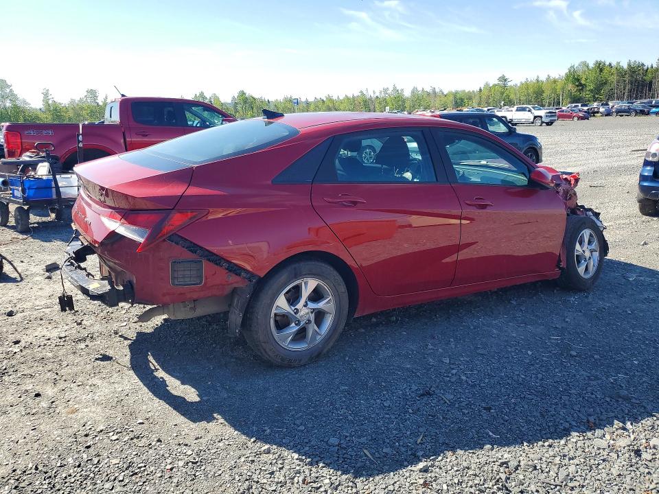 2021 Hyundai Elantra VIN KMHLM4AG9MU137422 COPART salvage auction — FRONT END, Ns - Cert Of Reg - Non-Repairable, sold $725 on 2026-07-09 (photo 3)