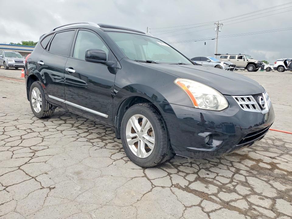 2013 Nissan Rogue VIN JN8AS5MT2DW529957 COPART salvage auction — SIDE, Salvage Title, sold $725 on 2026-07-22 (photo 4)