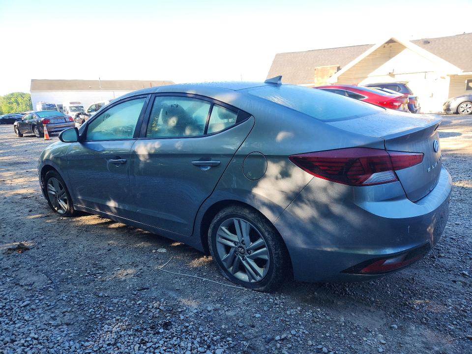2019 Hyundai Elantra VIN KMHD84LF0KU770076 COPART salvage auction — VANDALISM, Oh - Certificate Of Title, sold $1,300 on 2026-07-29 (photo 2)
