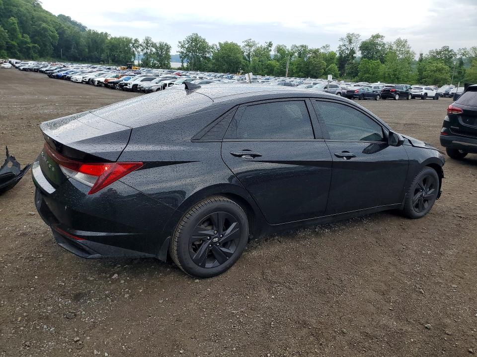 2022 Hyundai Elantra VIN 5NPLM4AG9NH057490 COPART salvage auction — FRONT END, Ny - Mv-907A Salvage Certificate, sold $2,450 on 2026-07-28 (photo 3)