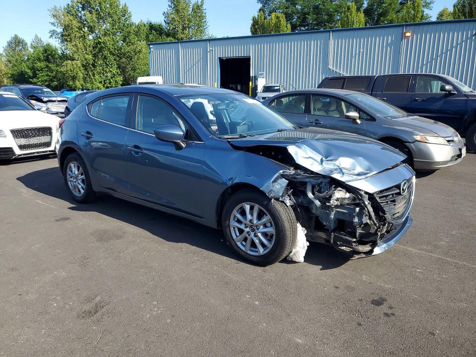 2016 Mazda 3 VIN JM1BM1M7XG1309103 COPART salvage auction — FRONT END, Or - Salvage Title Certificate, sold $125 on 2026-07-27 (photo 4)