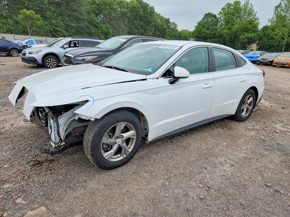 2020 Hyundai Sonata VIN 5NPEG4JA1LH056567 COPART salvage auction — FRONT END, Pa - Certificate Of Salvage, sold $2,300 on 2026-07-27 (photo 1)