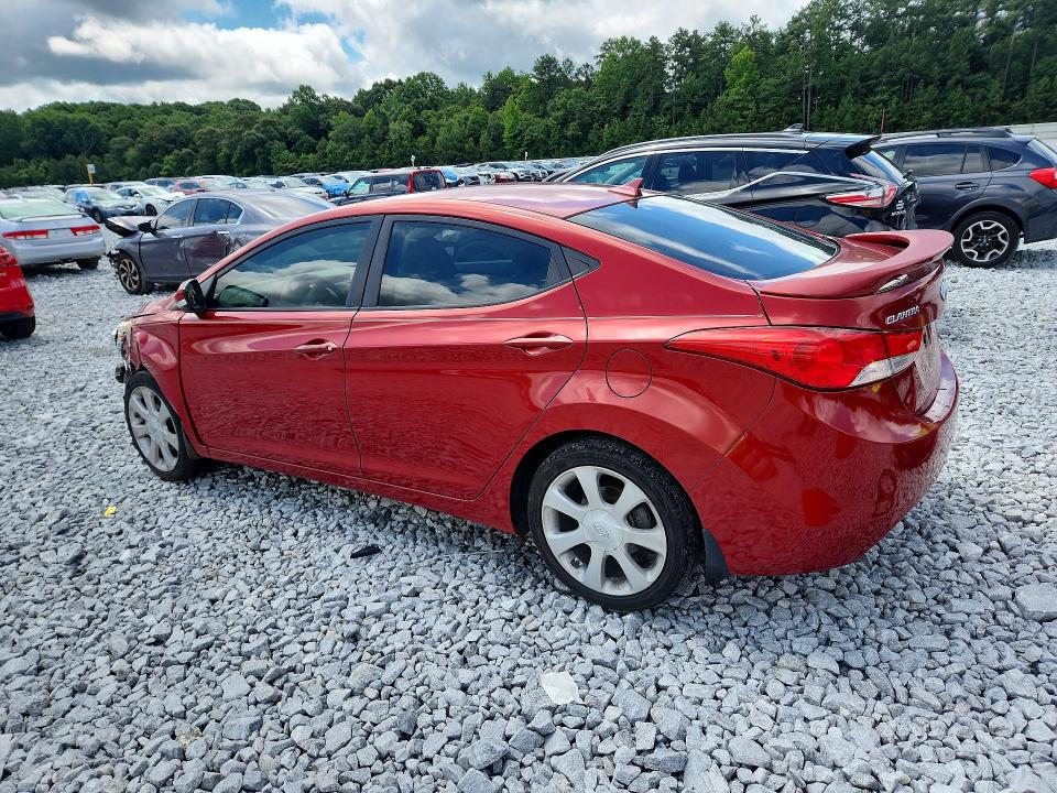 2013 Hyundai Elantra VIN KMHDH4AE6DU526834 COPART salvage auction — FRONT END, Ga - Cert Of Title-Salvage, sold $700 on 2026-07-09 (photo 2)