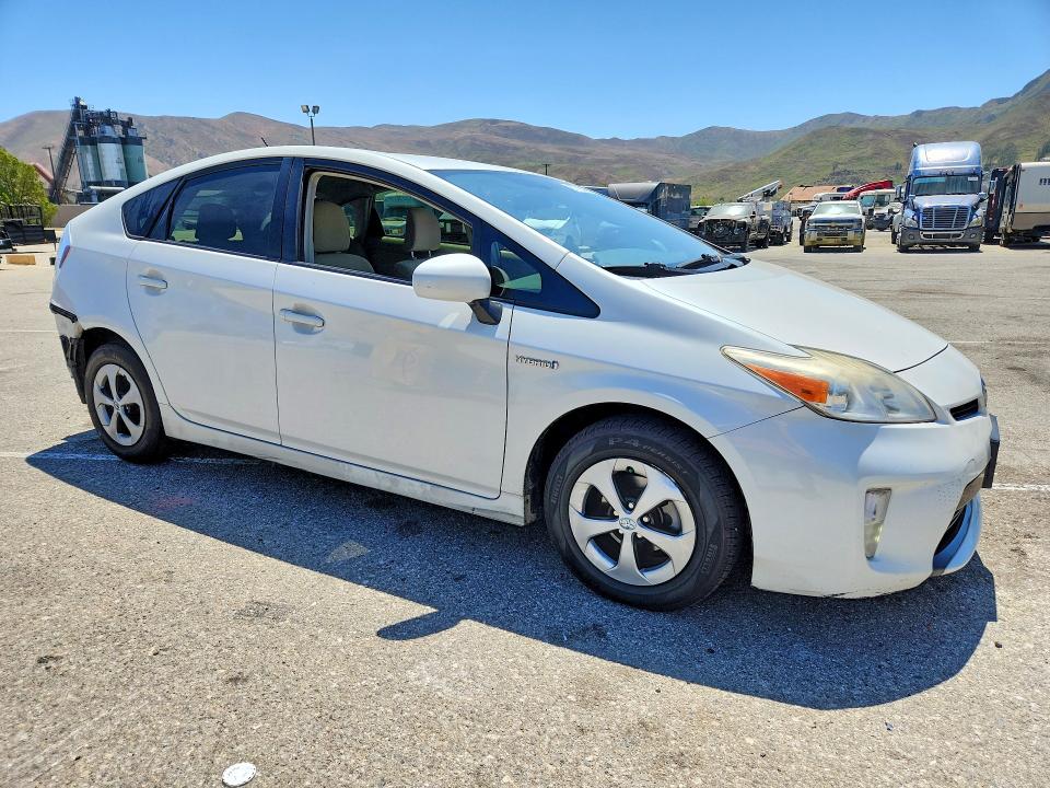 2012 Toyota Prius VIN JTDKN3DU8C1612793 COPART salvage auction — REAR END, Ca - Salvage Certificate, sold $1,500 on 2026-07-31 (photo 4)
