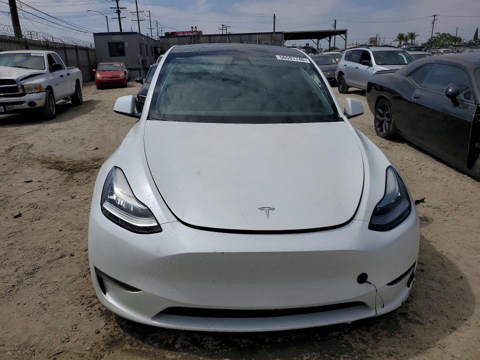 2022 Tesla Model y VIN 7SAYGDEE1NF355362 COPART salvage auction — FRONT END, Ca - Salvage Certificate, sold $9,500 on 2026-07-27 (photo 5)