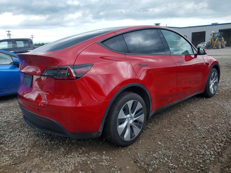 2023 Tesla VIN 7SAYGDEE6PF878363 COPART salvage auction — FRONT END, NY - MV-907A SALVAGE CERTIFICATE, sold $14,800 on 2026-07-06 (photo 3)