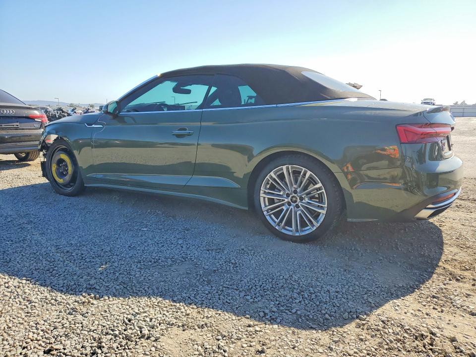 2022 Audi A5 VIN WAUWAGF54NN004577 COPART salvage auction — FRONT END, Ca - Salvage Certificate, sold $11,300 on 2026-07-28 (photo 2)