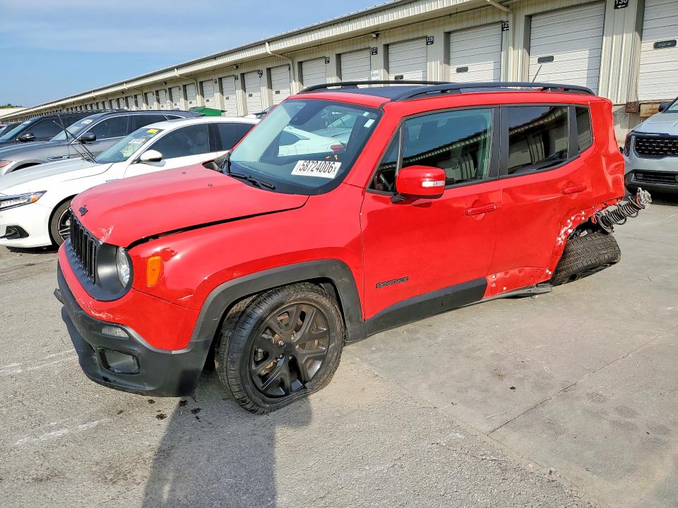 2017 Jeep Renegade VIN ZACCJABB1HPG01356 COPART salvage auction — REAR END, Ky - Cert Of Title-Salvage, sold $1,350 on 2026-08-03 (photo 1)