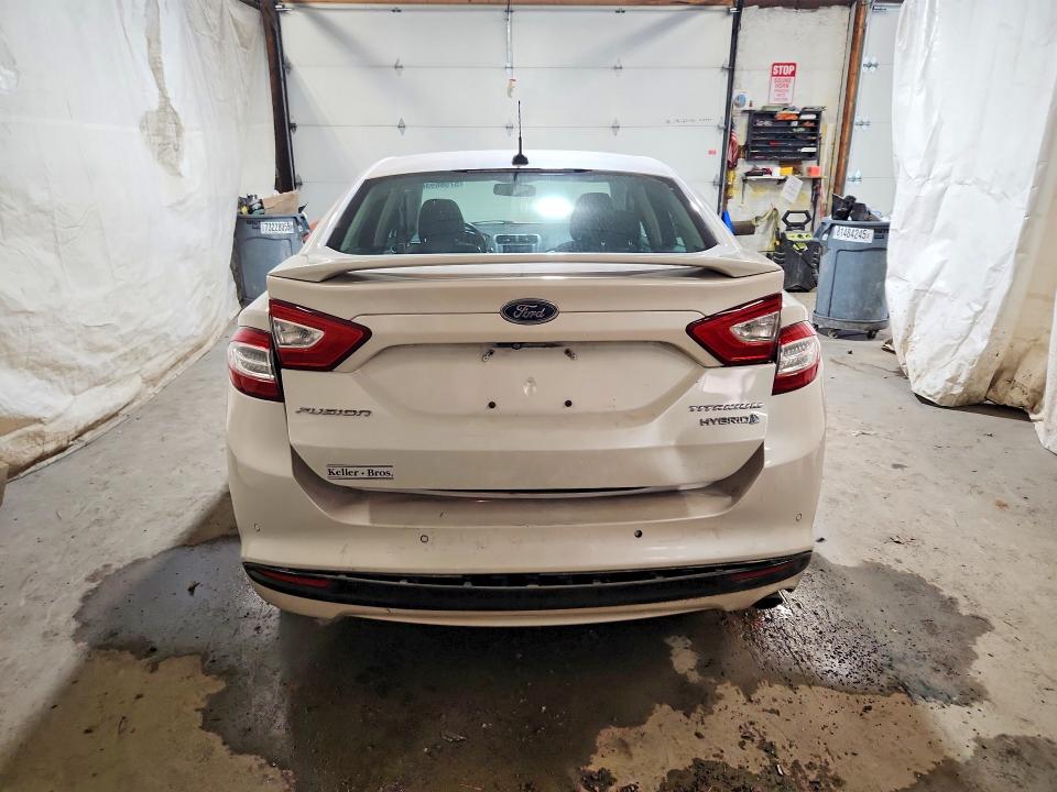 2014 Ford Fusion VIN 3FA6P0RU7ER397652 COPART salvage auction — REAR END, PA - CERTIFICATE OF SALVAGE, sold $675 on 2026-07-02 (photo 6)