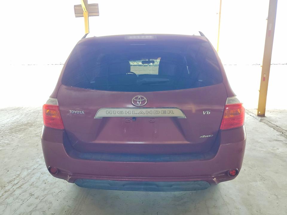 2009 Toyota Highlander VIN JTEES41A292117980 COPART salvage auction — MINOR DENT/SCRATCHES, Az - Certificate Of Title, sold $1,050 on 2026-07-06 (photo 6)