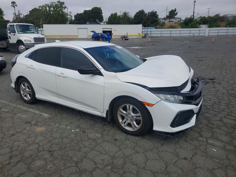 2017 Honda Civic VIN SHHFK7H2XHU202066 COPART salvage auction — FRONT END, Ca - Salvage Certificate, sold $1,900 on 2026-07-17 (photo 4)