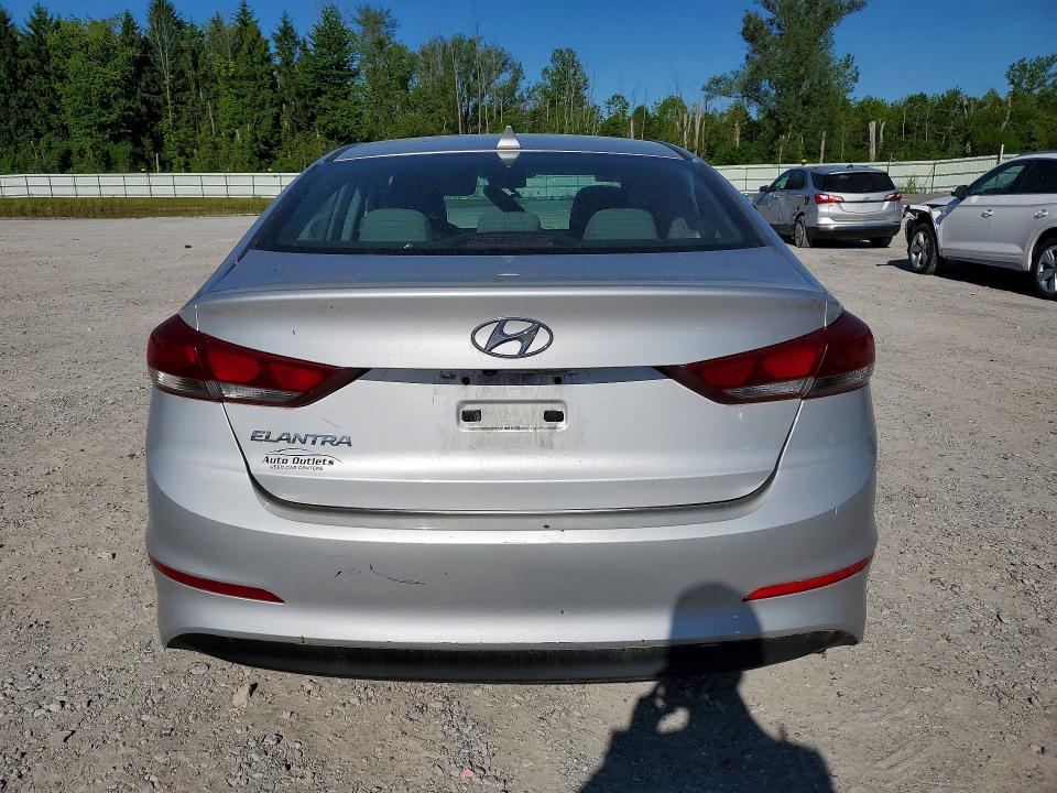 2018 Hyundai Elantra VIN KMHD84LF6JU533431 COPART salvage auction — FRONT END, Ny - Mv-907A Salvage Certificate, sold $1,350 on 2026-07-06 (photo 6)
