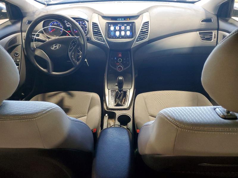 2015 Hyundai Elantra VIN KMHDH4AEXFU248975 COPART salvage auction — FRONT END, Ny - Mv-907A Salvage Certificate, sold $975 on 2026-07-15 (photo 8)