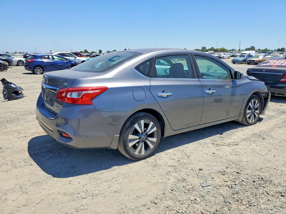 2019 Nissan Sentra VIN 3N1AB7AP4KY431228 COPART salvage auction — FRONT END, Ca - Salvage Certificate, sold $2,250 on 2026-07-09 (photo 3)