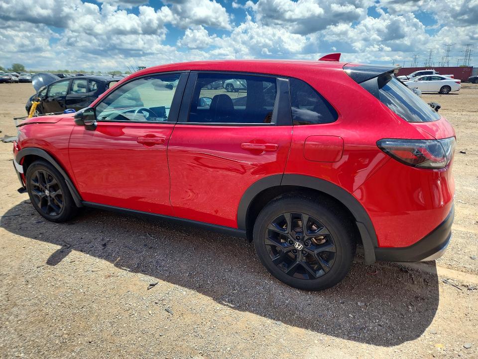 2023 Honda Hr-v VIN 3CZRZ2H58PM722987 COPART salvage auction — FRONT END, Il - Salvage Certificate, sold $8,500 on 2026-07-30 (photo 2)