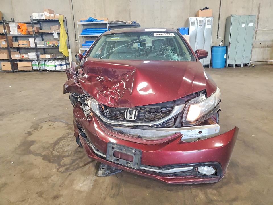 2015 Honda Civic VIN 19XFB2F92FE023818 COPART salvage auction — FRONT END, Mn - Cert Of Title-Salvage, sold $825 on 2026-07-02 (photo 5)
