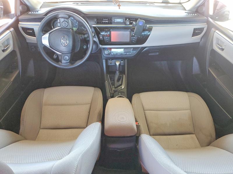 2014 Toyota Corolla VIN 5YFBURHE3EP086290 COPART salvage auction — FRONT END, Ca - Salvage Certificate, sold $1,700 on 2026-07-14 (photo 8)