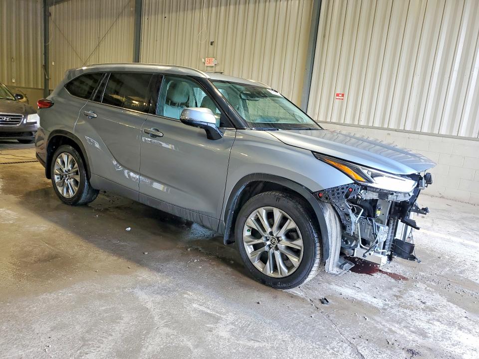 2021 Toyota Highlander VIN 5TDDZRBH9MS159665 COPART salvage auction — FRONT END, Pa - Certificate Of Salvage, sold $17,700 on 2026-07-15 (photo 4)