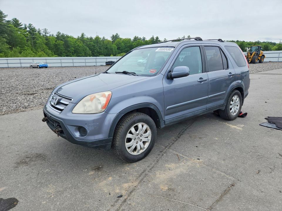 2006 Honda Cr-v VIN SHSRD789X6U422349 COPART salvage auction — REAR END, ME - CERT OF TITLE-SALVAGE COLLISIO, sold $350 on 2026-07-31 (photo 1)