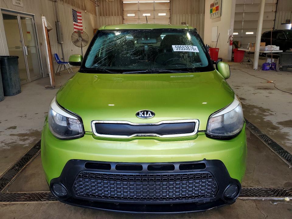 2015 Kia Soul VIN KNDJP3A58F7761175 COPART salvage auction — FRONT END, Pa - Certificate Of Salvage, sold $900 on 2026-07-20 (photo 5)