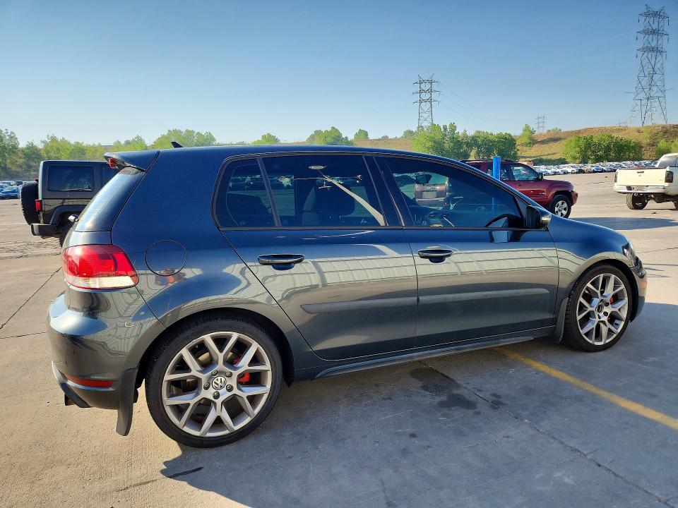 2013 Volkswagen Gti VIN WVWHV7AJ2DW140011 COPART salvage auction — HAIL, Co - Certificate Of Title, sold $4,000 on 2026-07-29 (photo 3)