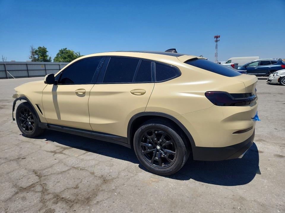 2022 BMW X4 VIN 5UX33DT00N9K67342 COPART salvage auction — FRONT END, Ca - Salvage Certificate, sold $9,300 on 2026-07-10 (photo 2)