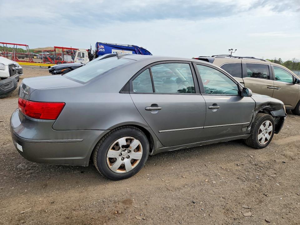 2009 Hyundai Sonata VIN 5NPET46C69H429620 COPART salvage auction — FRONT END, NY - MV-907A SALVAGE CERTIFICATE, sold $200 on 2026-07-22 (photo 3)