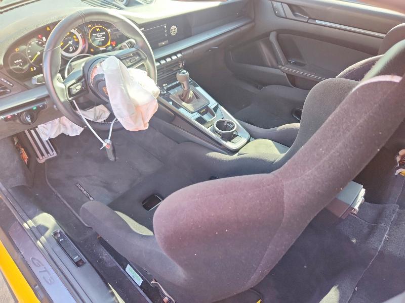 2022 Porsche 911 VIN WP0AC2A99NS270649 COPART salvage auction — FRONT END, Md - Cert Of Salvage > 75% Damage (P), sold $115,000 on 2026-07-02 (photo 8)