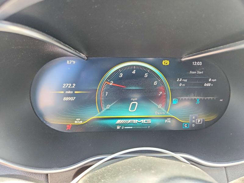 2019 Mercedes-benz C-klasse amg VIN WDDWJ6EB3KF834029 COPART salvage auction — SIDE, Ca - Salvage Certificate, sold $12,600 on 2026-08-18 (photo 9)