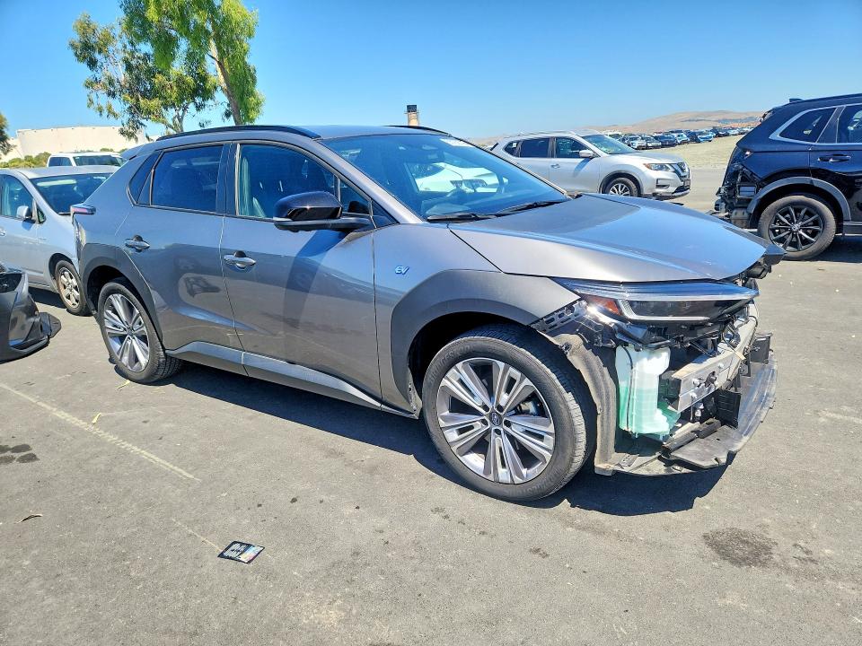 2023 Subaru Solterra VIN JTMABABA2PA010429 COPART salvage auction — FRONT END, Ca - Salvage Certificate, sold $9,400 on 2026-07-13 (photo 4)