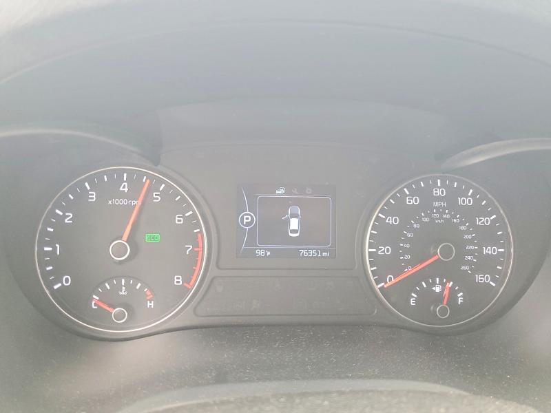2016 Kia VIN KNAGT4L30G5075763 COPART salvage auction — HAIL, Tx - Certificate Of Title, sold $1,950 on 2026-07-30 (photo 9)