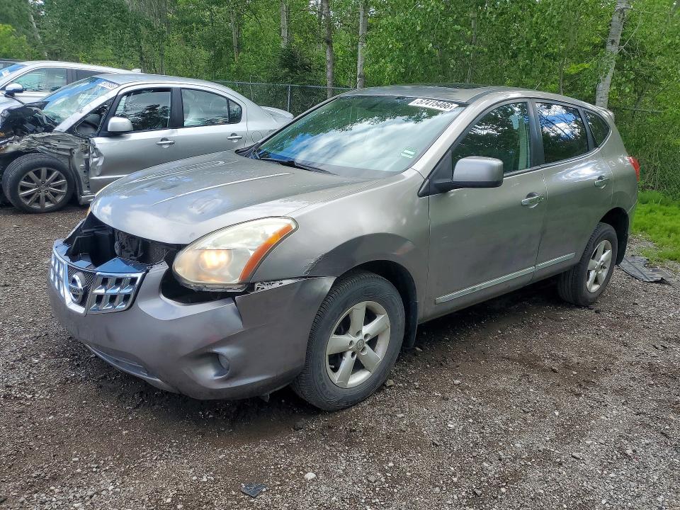2013 Nissan Rogue VIN JN8AS5MTXDW007982 COPART salvage auction — FRONT END, On - Permit No Brand - Unfit, sold $200 on 2026-07-02 (photo 1)