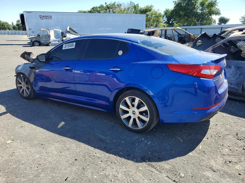 2012 Kia Optima VIN 5XXGR4A61CG015379 COPART salvage auction — BURN, CA - NON-REPAIRABLE VEHICLE CERT, sold $200 on 2026-07-24 (photo 2)