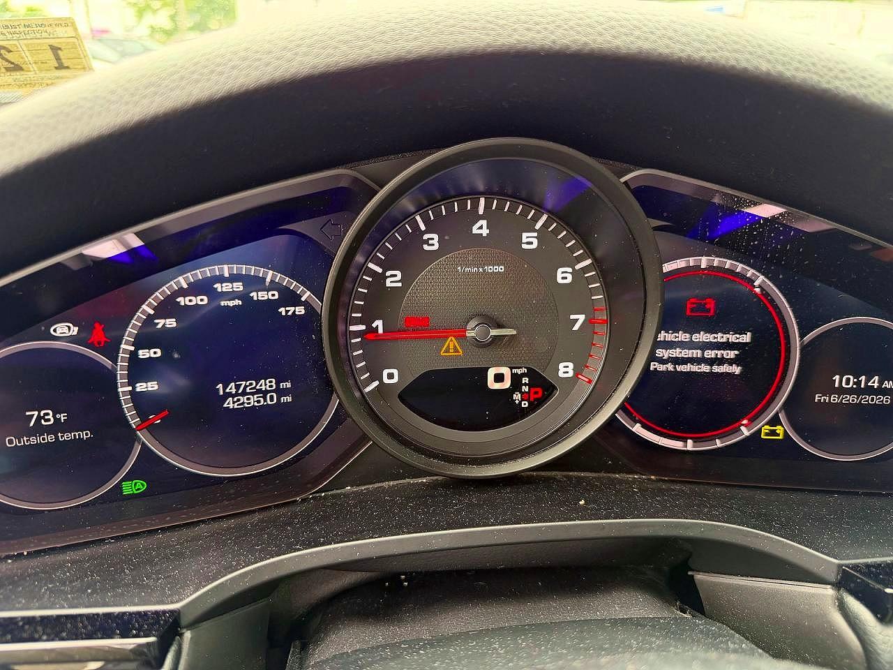 2020 Porsche Cayenne VIN WP1AA2AY1LDA03762 COPART salvage auction — Minor Dent/Scratches, NJ - CERTIFICATE OF TITLE (P), sold $17,700 on 2026-07-01 (photo 8)