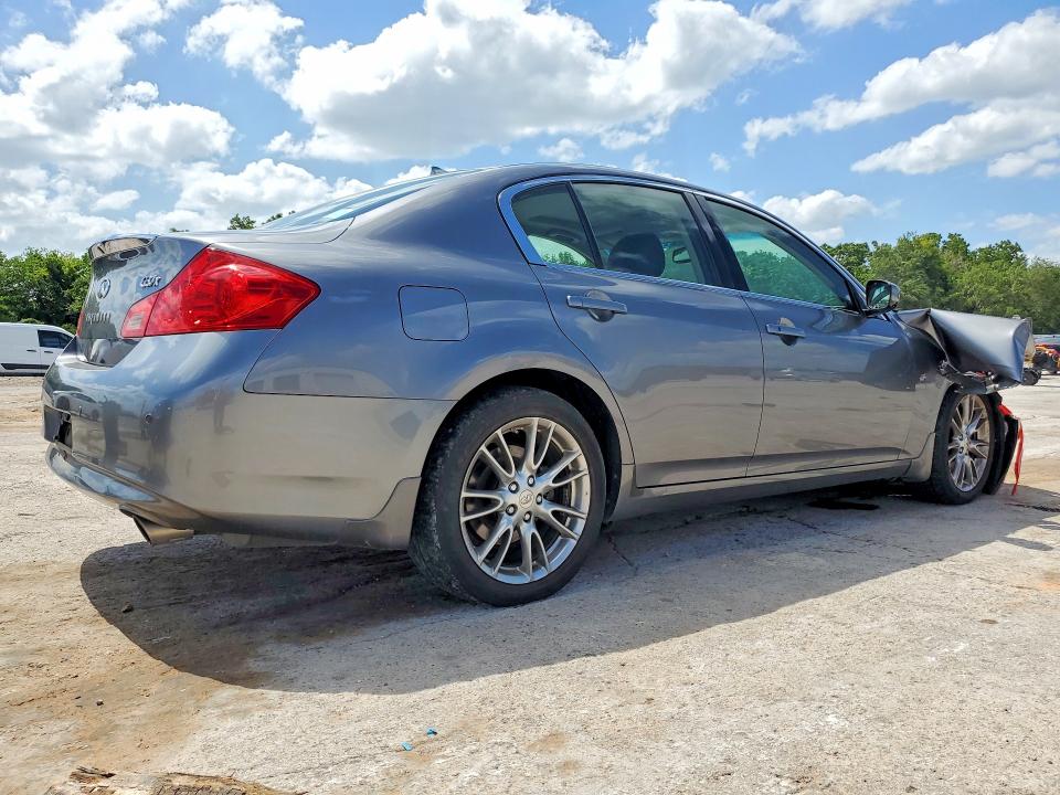 2011 Infiniti G VIN JN1CV6AR2BM408206 COPART salvage auction — FRONT END, OK - CERT OF TITLE-SALVAGE, sold $1,150 on 2026-07-30 (photo 3)
