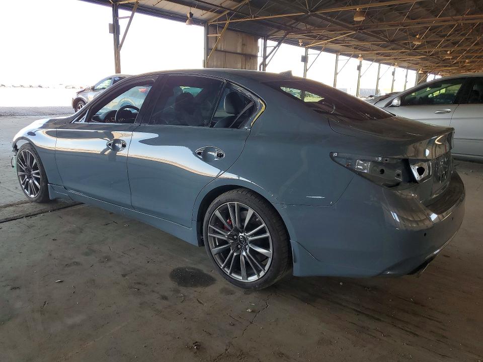 2021 Infiniti Q50 VIN JN1FV7DPXMM850425 COPART salvage auction — FRONT END, Az - Cert Of Title - Salvage, sold $5,700 on 2026-07-22 (photo 2)