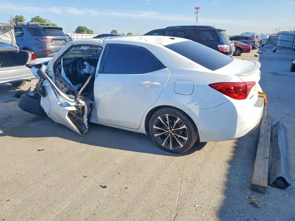 2017 Toyota Corolla VIN 5YFBURHE4HP638206 COPART salvage auction — FRONT END, Ca - Salvage Certificate, sold $675 on 2026-07-31 (photo 2)