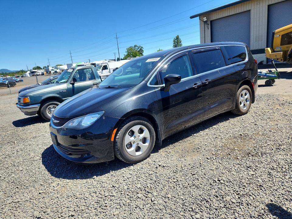 2017 Chrysler Pacifica VIN 2C4RC1CG7HR747948 COPART salvage auction — FRONT END, Or - Salvage Title Certificate, sold $200 on 2026-09-01 (photo 1)