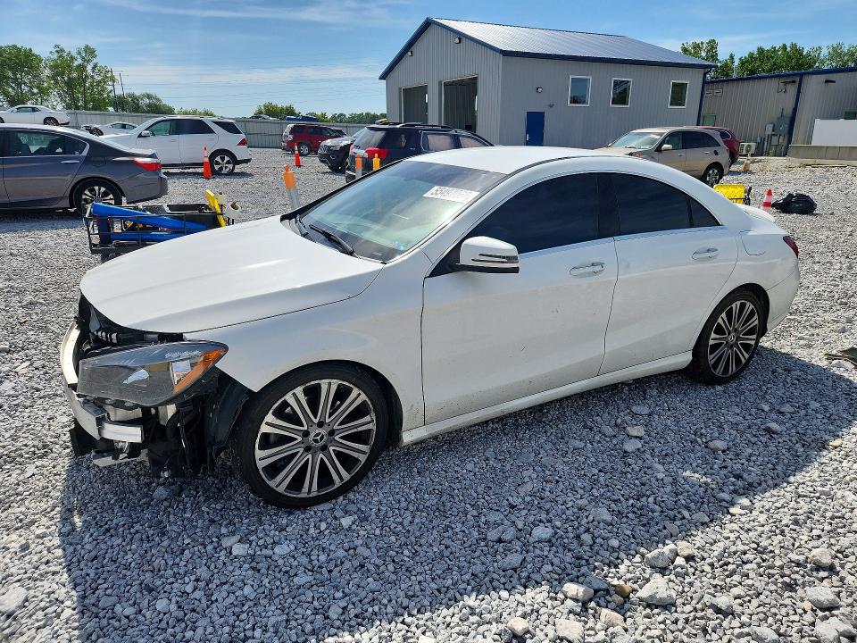 2018 Mercedes-benz Cla-klasse VIN WDDSJ4EB8JN669912 COPART salvage auction — FRONT END, Oh - Cert Of Title-Salvage, sold $3,950 on 2026-07-07 (photo 1)