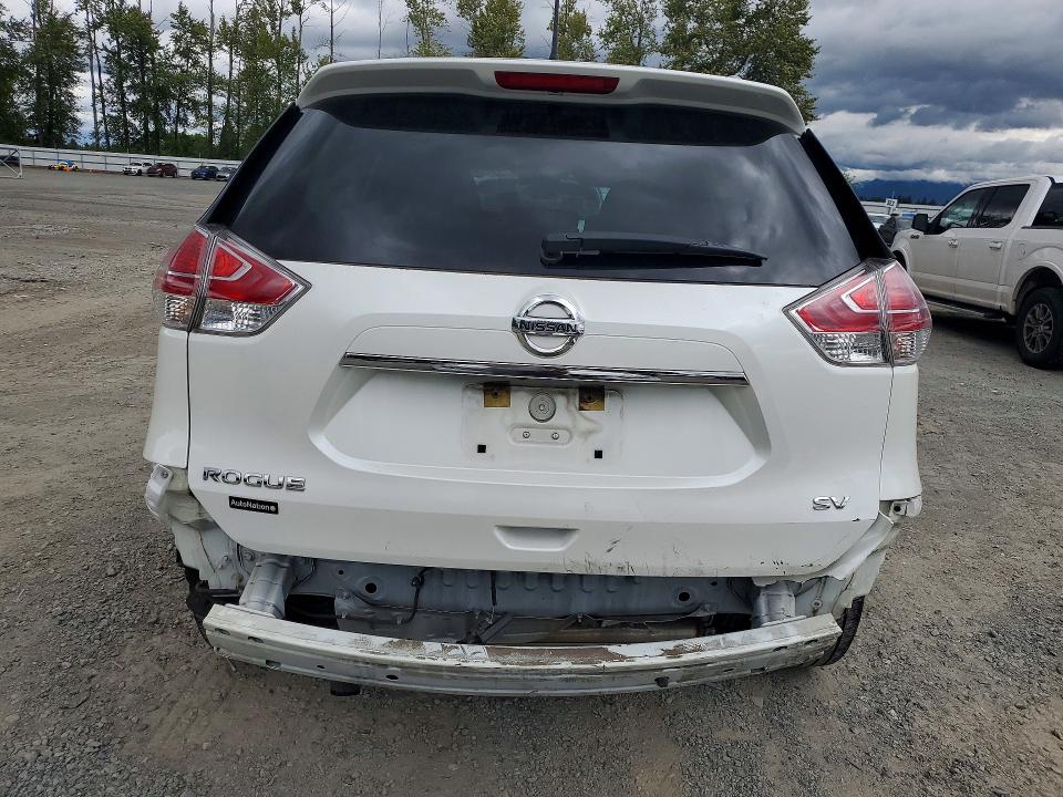 2015 Nissan Rogue VIN KNMAT2MT9FP559414 COPART salvage auction — REAR END, Wa - Bill Of Sale, sold $1,050 on 2026-07-27 (photo 6)