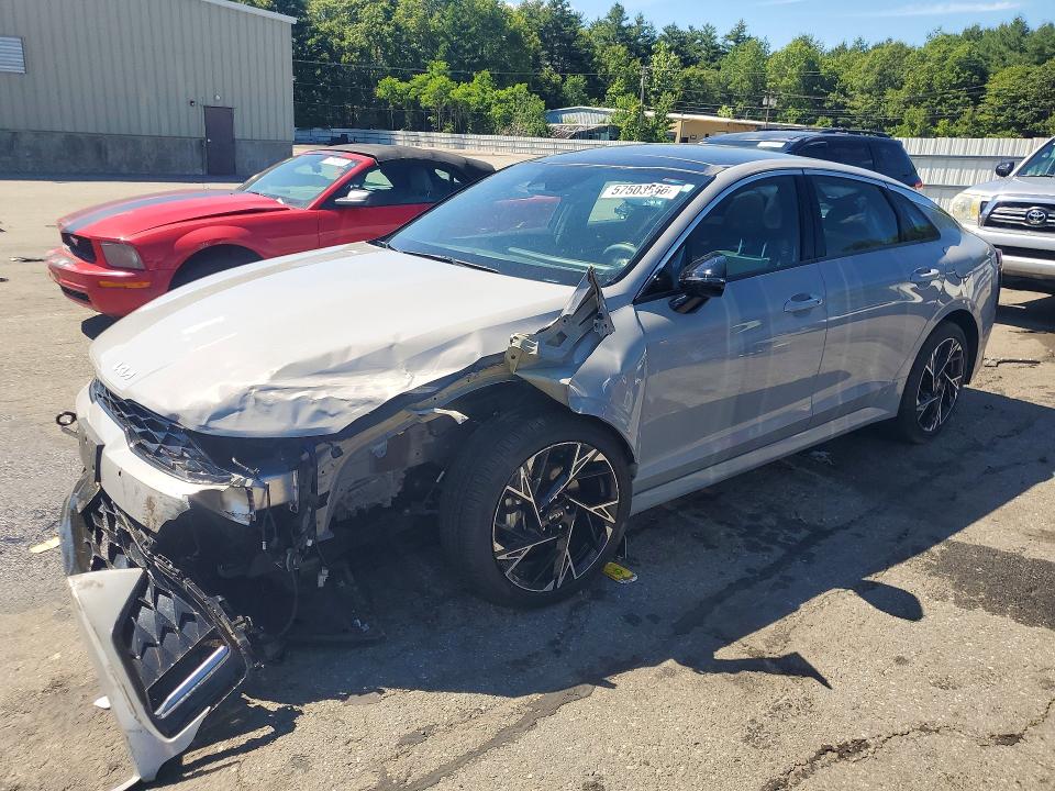 2025 Kia K5 VIN KNAG64J72S5328233 COPART salvage auction — FRONT END, Ct - Cert Of Title-Salvage, sold $7,200 on 2026-07-30 (photo 1)