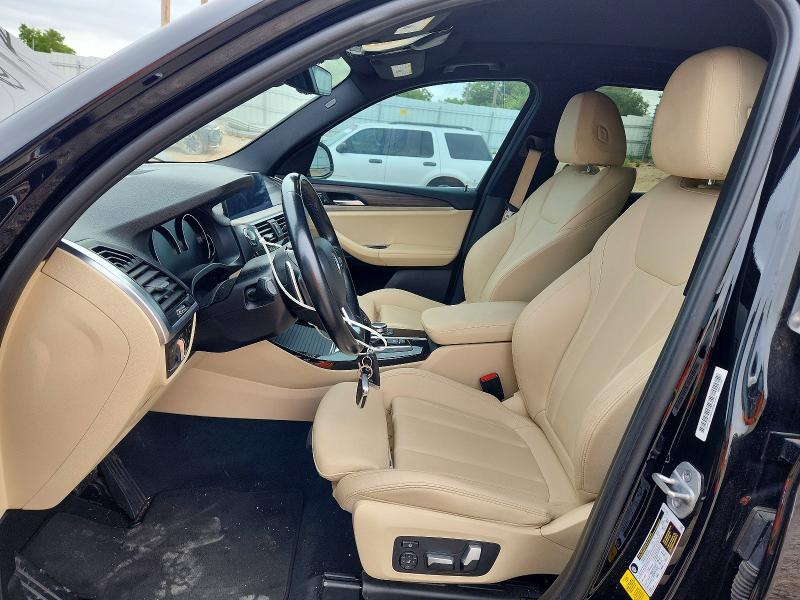 2021 BMW X3 VIN 5UXTY3C00M9E93295 COPART salvage auction — REAR END, Ok - Cert Of Title-Salvage, sold $10,400 on 2026-07-28 (photo 7)
