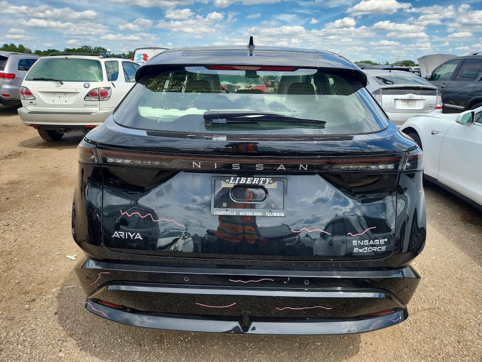 2024 Nissan Ariya VIN JN1DF0BB3RM730928 COPART salvage auction — FRONT END, Il - Salvage Certificate, sold $10,000 on 2026-07-21 (photo 6)