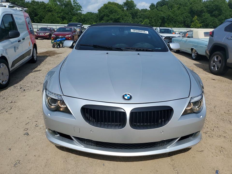 2010 BMW 6er VIN WBAEB5C54AC224650 COPART salvage auction — SIDE, Al - Cert Of Title-Salvage Title, sold $1,100 on 2026-07-21 (photo 5)