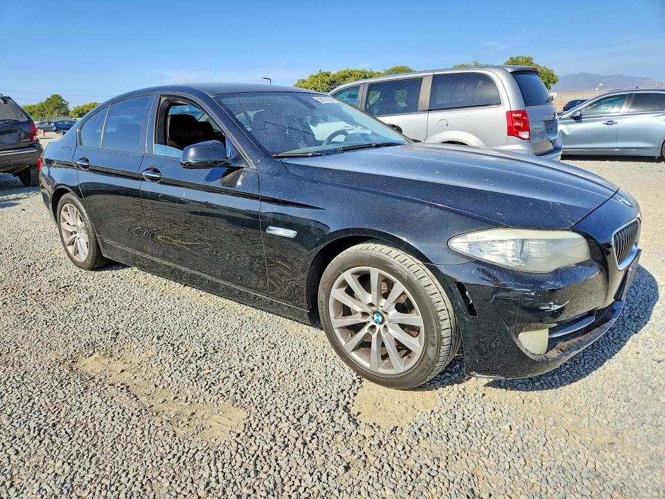 2011 BMW 5 series VIN WBAFR1C54BC739741 COPART salvage auction — SIDE, Ca - Salvage Certificate, sold $750 on 2026-07-02 (photo 4)
