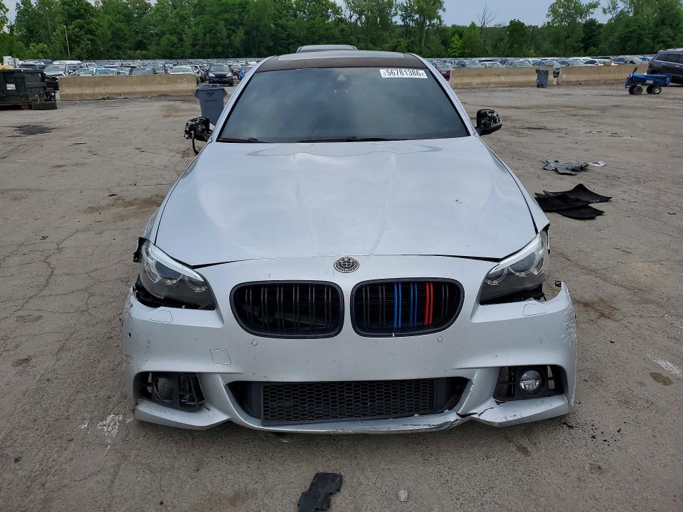 2016 BMW 5er VIN WBA5B3C59GG253924 COPART salvage auction — REAR END, Ct - Cert Of Title-Salvage, sold $325 on 2026-07-28 (photo 5)