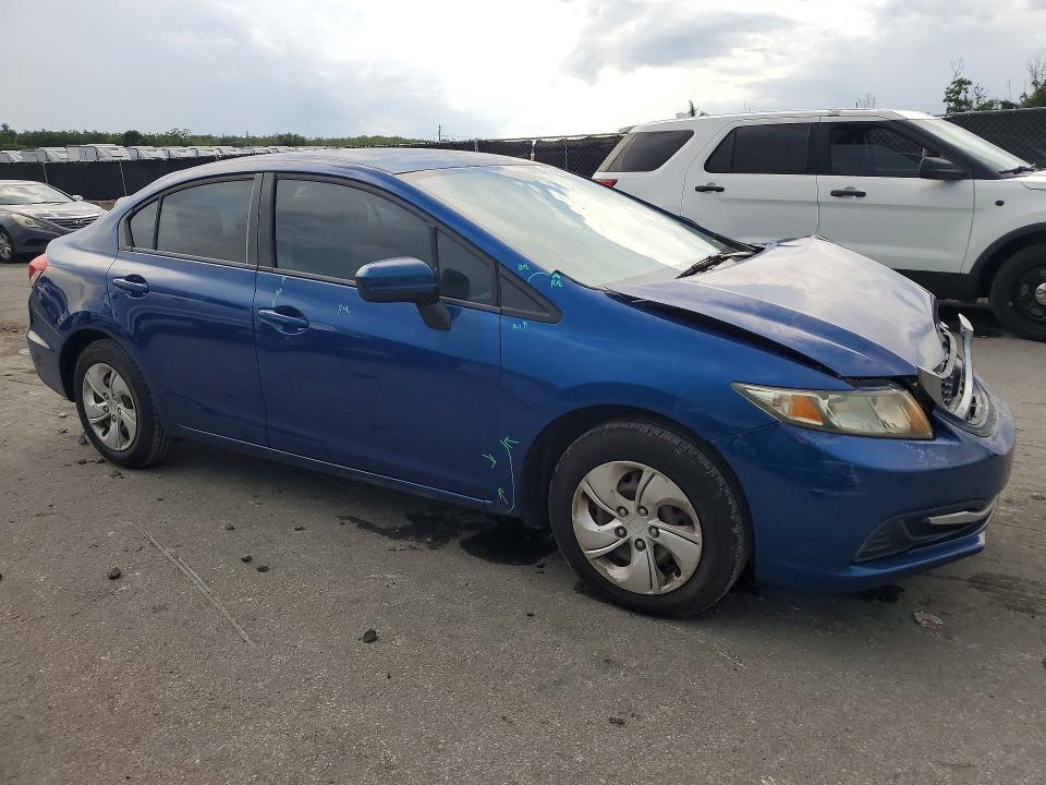 2015 Honda Civic VIN 19XFB2F55FE024166 COPART salvage auction — FRONT END, Fl - Cert Of Title Slvg Rebuildable, sold $1,700 on 2026-07-02 (photo 4)